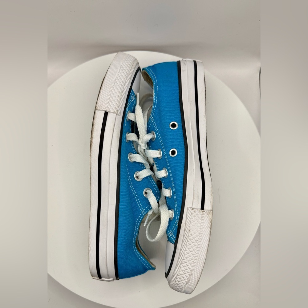Converse Chuck Taylor All Star Low Top Sneakers Blue Size 5.5 Women 3.5 Men - Picture 7 of 11